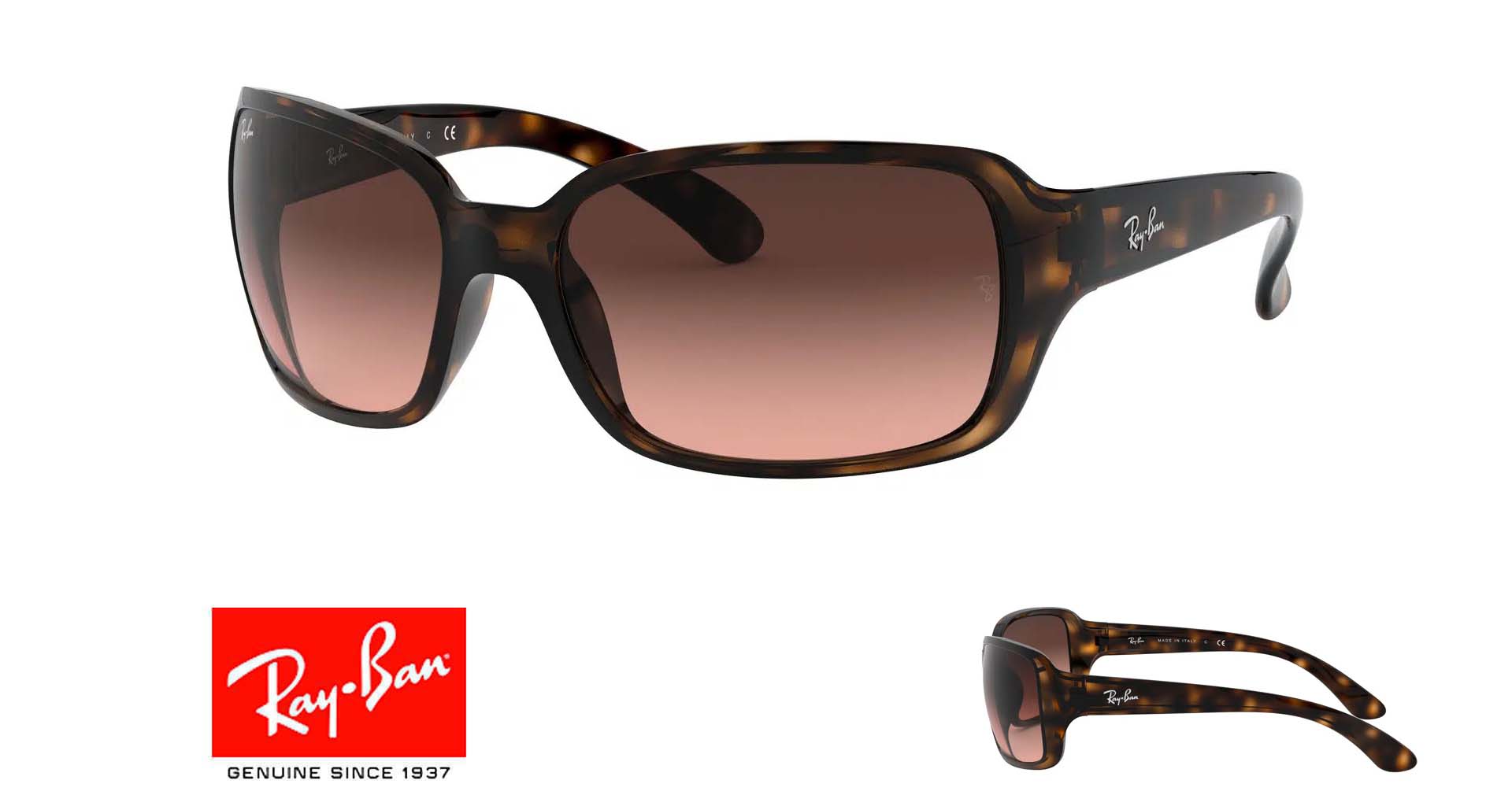 Ray Ban Sunglasses RB 4068 601/58 Black 60-17-130 - Elite Eyewear Studio